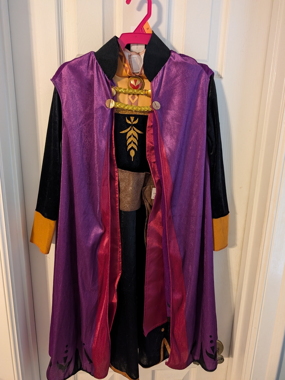 Disney Purple and Black Princess Cloak with Gold Trim